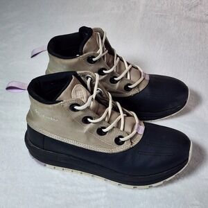 Columbia Moritza Shield Shorty Boots Womens 7 Waterproof Duck Winter Snow Rain